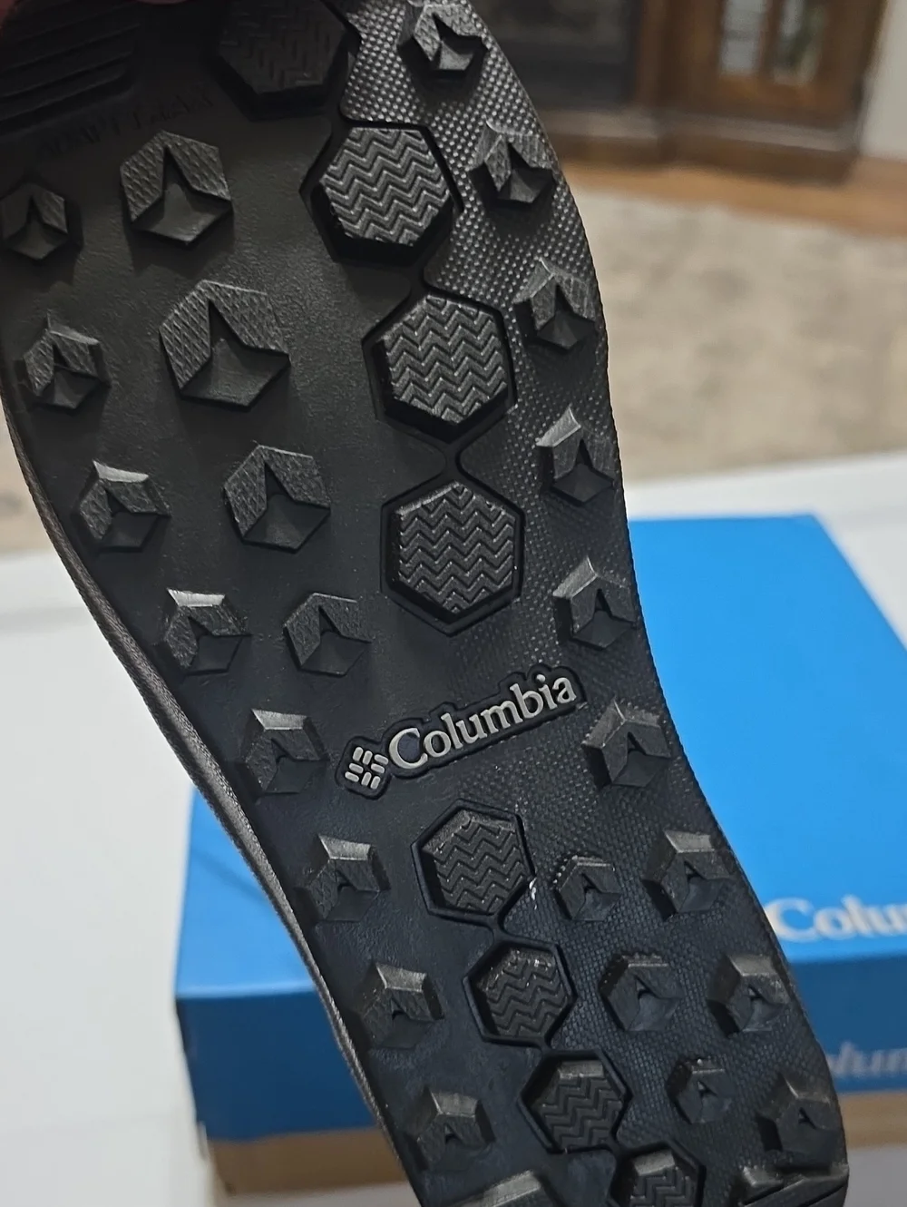 Columbia Black Faux-Fur Trim Insulated Winter Boot